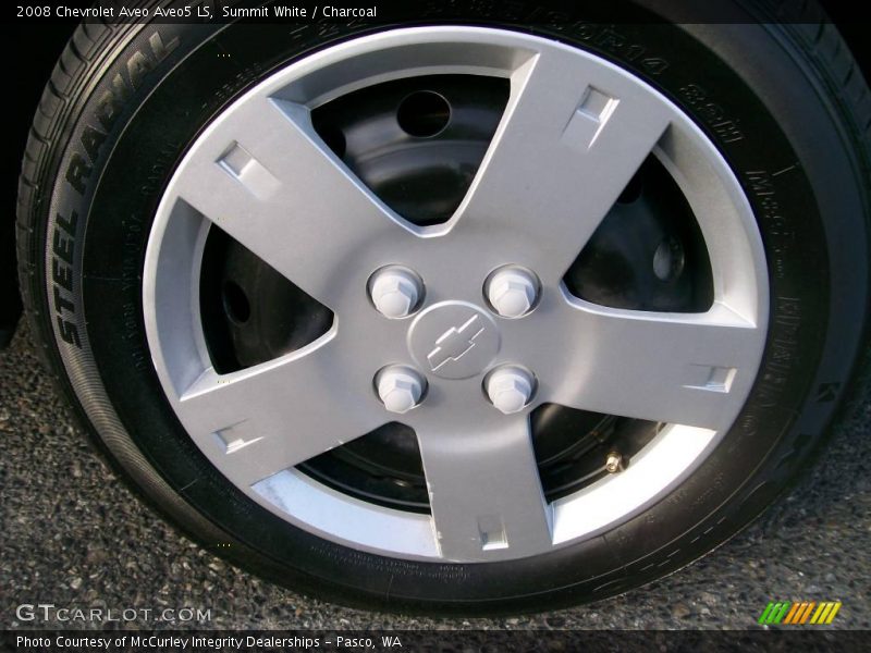 Summit White / Charcoal 2008 Chevrolet Aveo Aveo5 LS