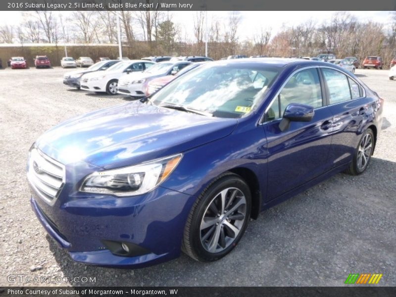 Lapis Blue Pearl / Warm Ivory 2016 Subaru Legacy 2.5i Limited