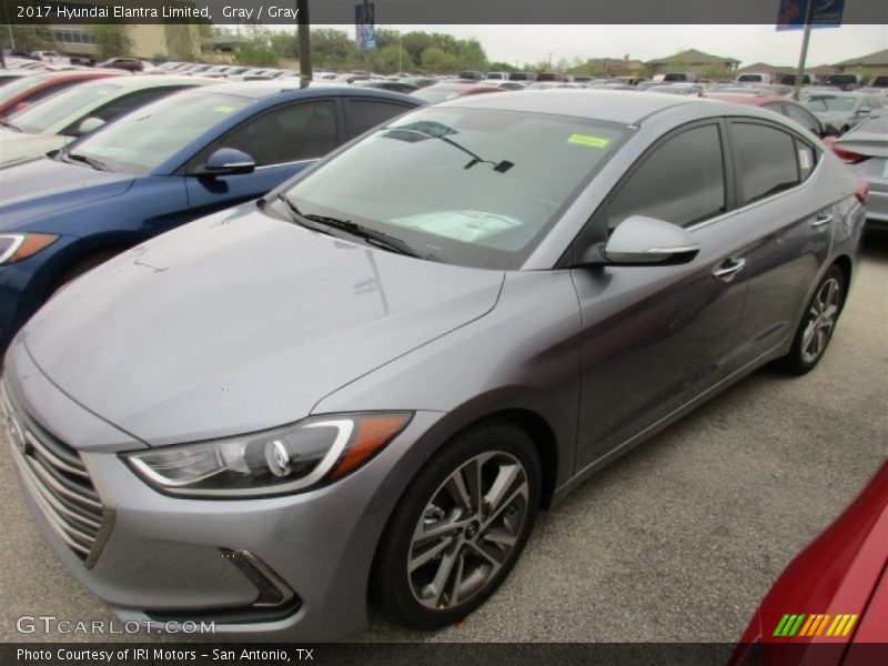Gray / Gray 2017 Hyundai Elantra Limited