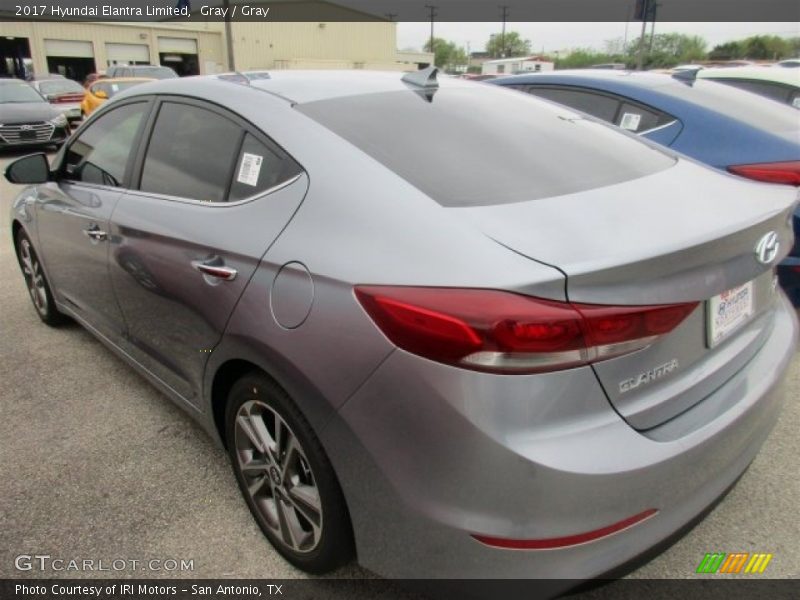 Gray / Gray 2017 Hyundai Elantra Limited
