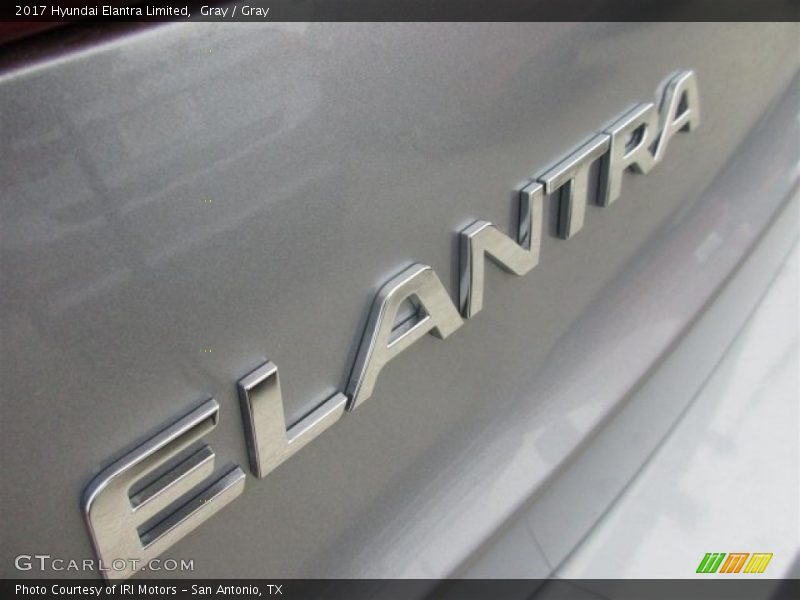 Gray / Gray 2017 Hyundai Elantra Limited