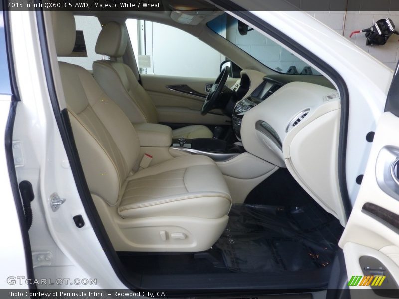 Majestic White / Wheat 2015 Infiniti QX60 3.5 AWD