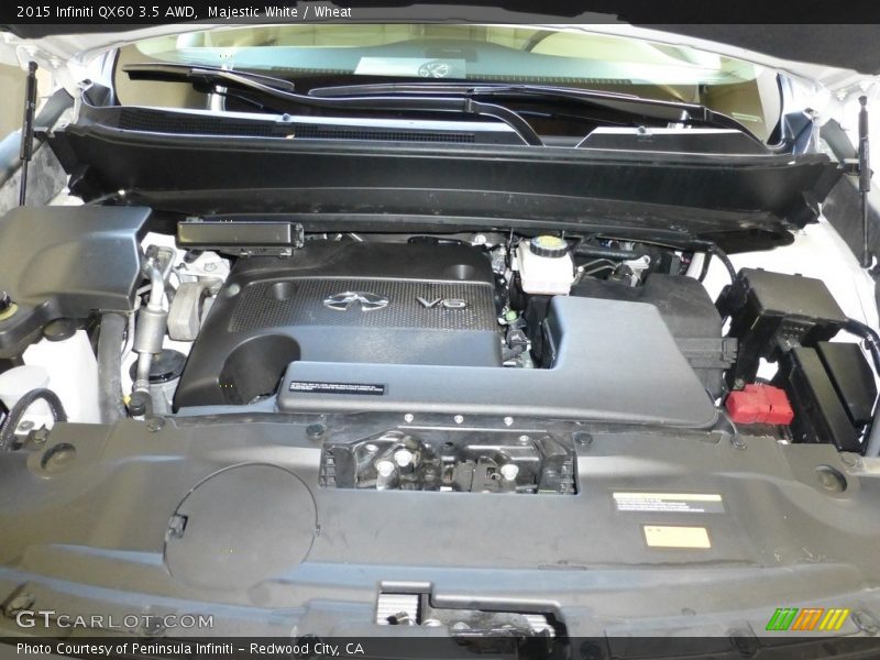 Majestic White / Wheat 2015 Infiniti QX60 3.5 AWD