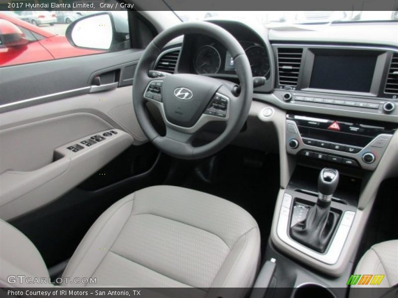 Gray / Gray 2017 Hyundai Elantra Limited