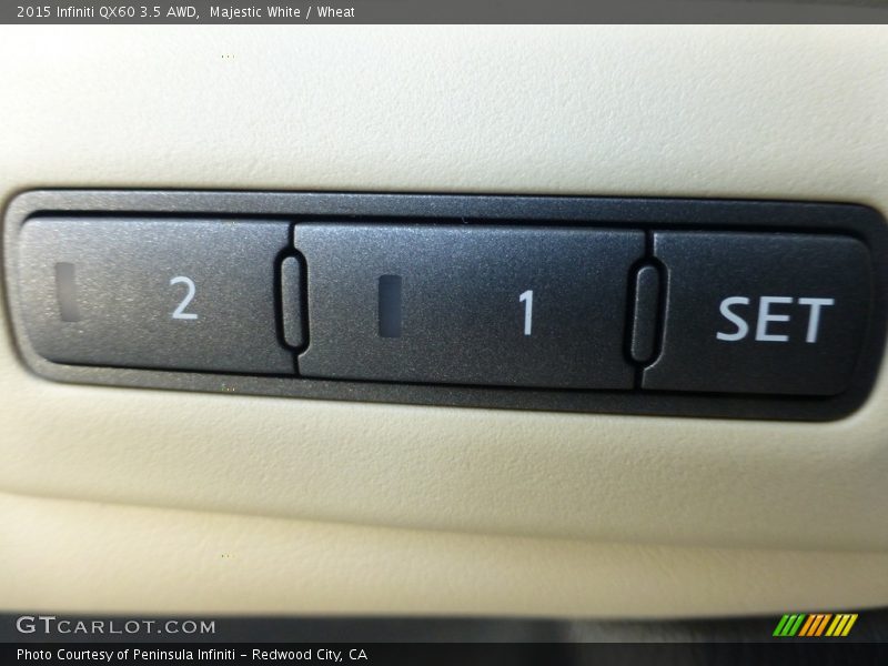 Majestic White / Wheat 2015 Infiniti QX60 3.5 AWD