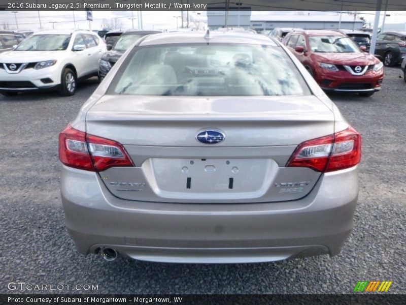 Tungsten Metallic / Warm Ivory 2016 Subaru Legacy 2.5i Premium