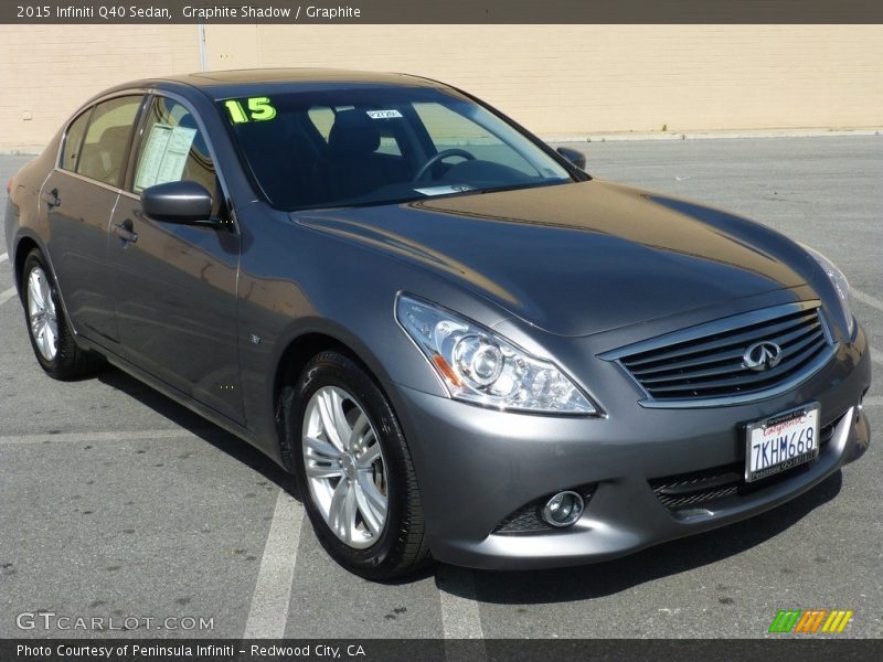 Graphite Shadow / Graphite 2015 Infiniti Q40 Sedan