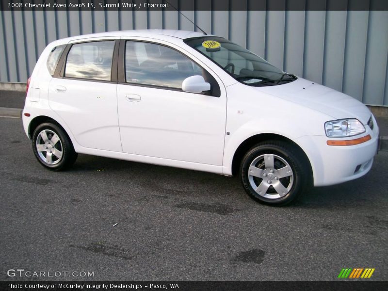 Summit White / Charcoal 2008 Chevrolet Aveo Aveo5 LS