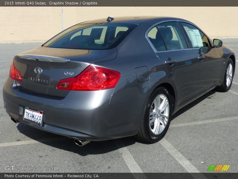 Graphite Shadow / Graphite 2015 Infiniti Q40 Sedan