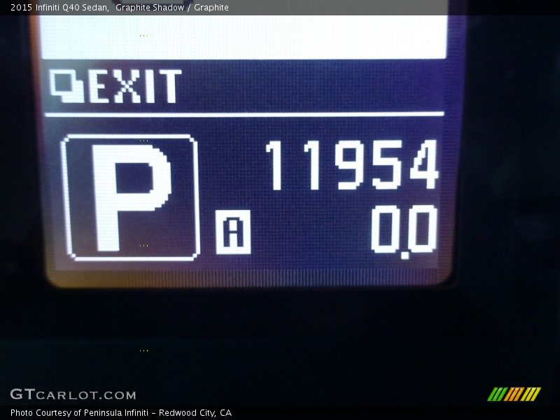 Graphite Shadow / Graphite 2015 Infiniti Q40 Sedan