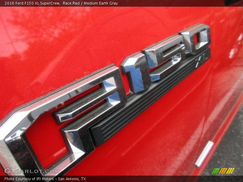 Race Red / Medium Earth Gray 2016 Ford F150 XL SuperCrew