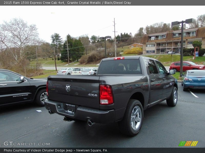 Granite Crystal Metallic / Black/Diesel Gray 2015 Ram 1500 Express Crew Cab 4x4