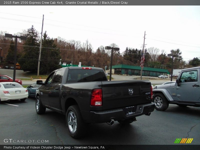 Granite Crystal Metallic / Black/Diesel Gray 2015 Ram 1500 Express Crew Cab 4x4