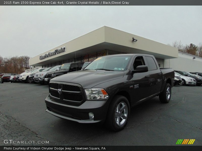 Granite Crystal Metallic / Black/Diesel Gray 2015 Ram 1500 Express Crew Cab 4x4