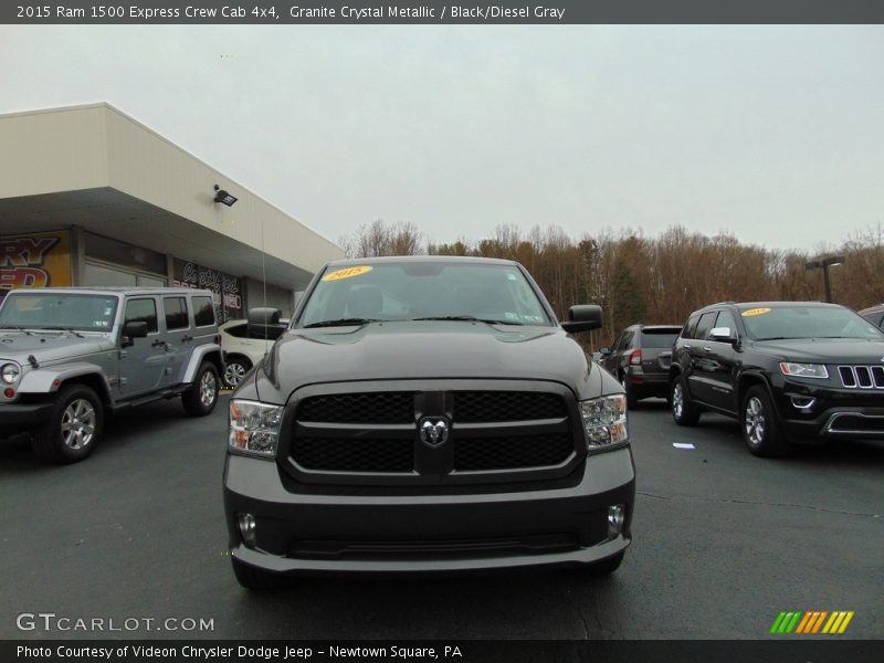 Granite Crystal Metallic / Black/Diesel Gray 2015 Ram 1500 Express Crew Cab 4x4