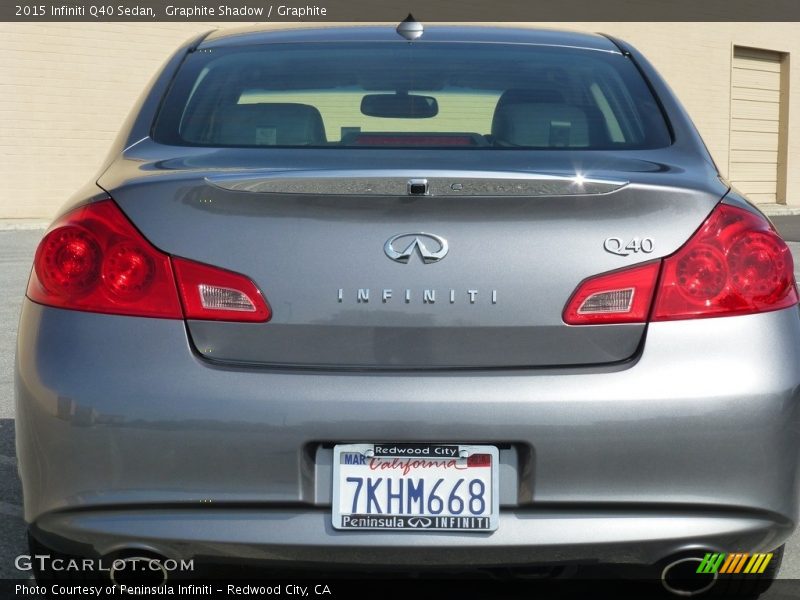 Graphite Shadow / Graphite 2015 Infiniti Q40 Sedan