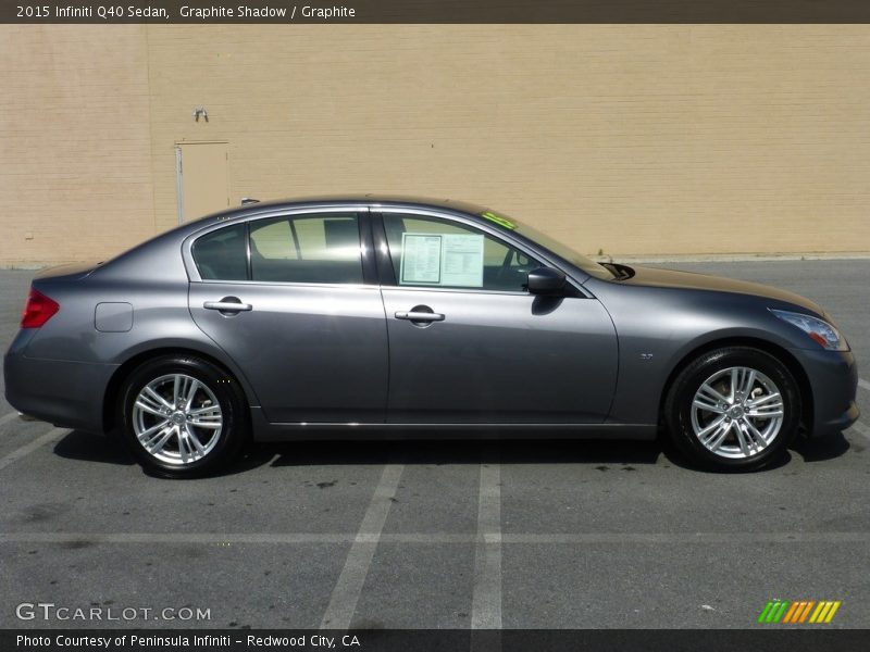 Graphite Shadow / Graphite 2015 Infiniti Q40 Sedan