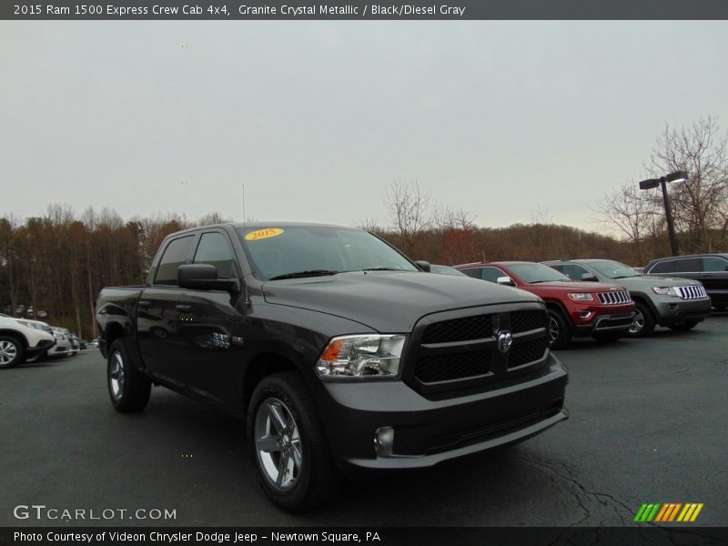 Granite Crystal Metallic / Black/Diesel Gray 2015 Ram 1500 Express Crew Cab 4x4