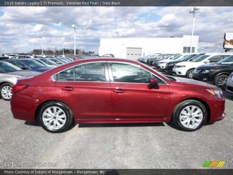 Venetian Red Pearl / Slate Black 2016 Subaru Legacy 2.5i Premium