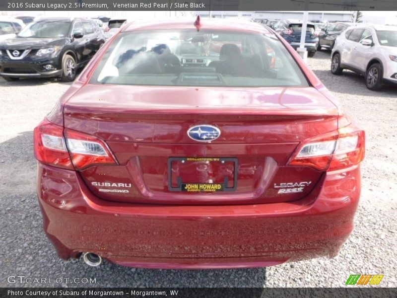 Venetian Red Pearl / Slate Black 2016 Subaru Legacy 2.5i Premium