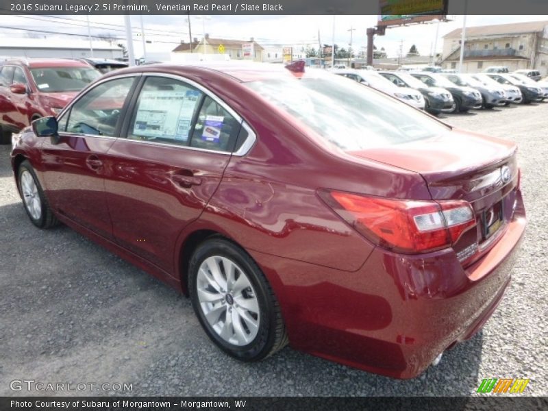 Venetian Red Pearl / Slate Black 2016 Subaru Legacy 2.5i Premium