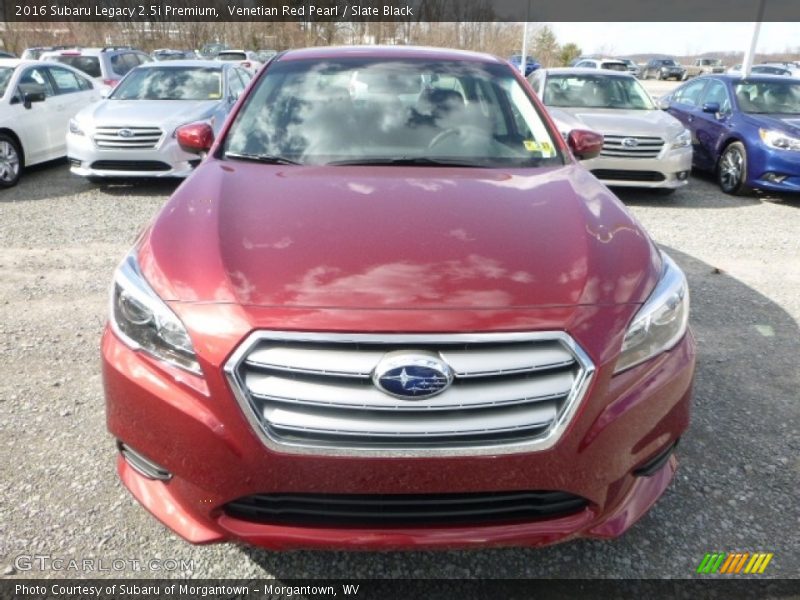 Venetian Red Pearl / Slate Black 2016 Subaru Legacy 2.5i Premium