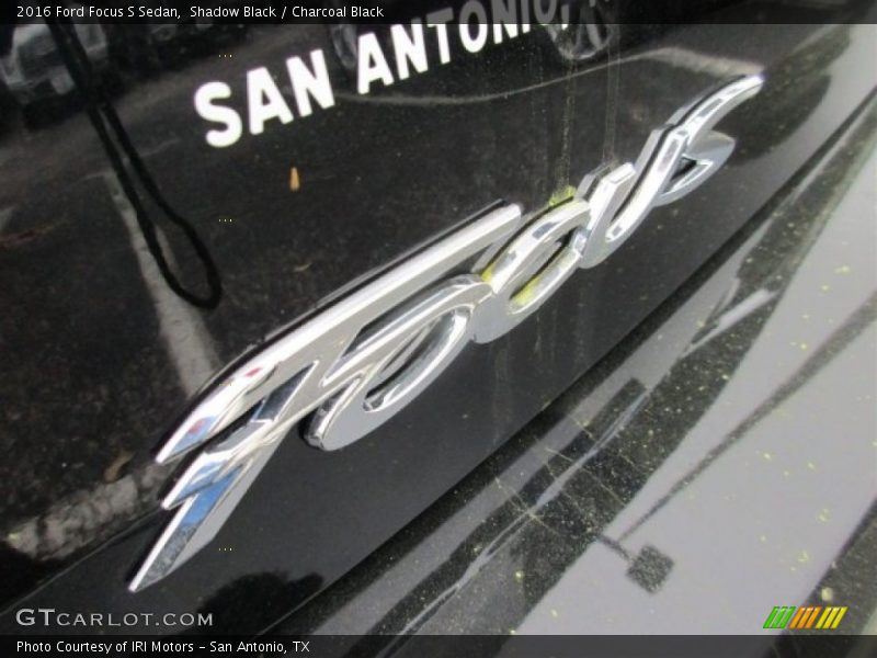 Shadow Black / Charcoal Black 2016 Ford Focus S Sedan