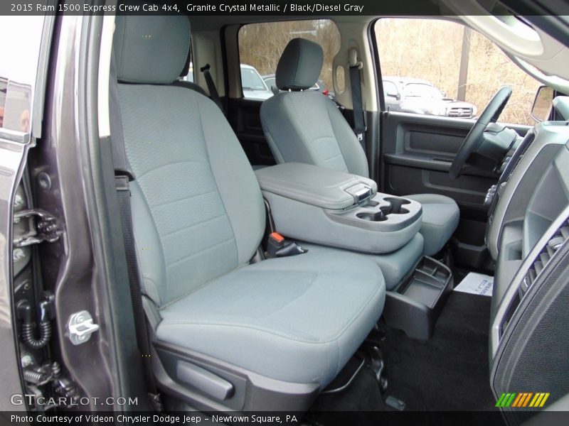 Granite Crystal Metallic / Black/Diesel Gray 2015 Ram 1500 Express Crew Cab 4x4