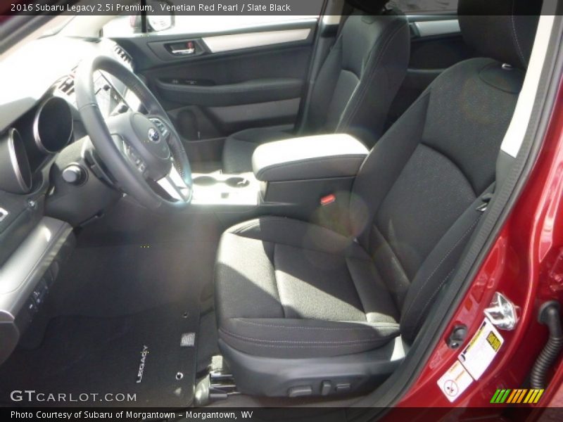 Venetian Red Pearl / Slate Black 2016 Subaru Legacy 2.5i Premium