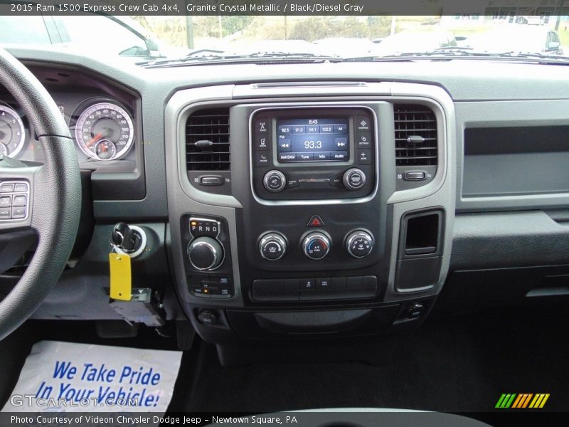 Granite Crystal Metallic / Black/Diesel Gray 2015 Ram 1500 Express Crew Cab 4x4