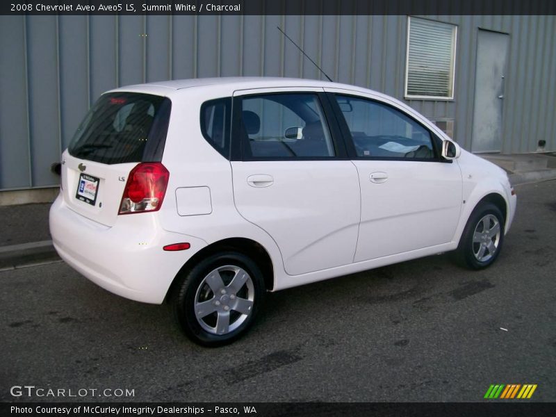 Summit White / Charcoal 2008 Chevrolet Aveo Aveo5 LS