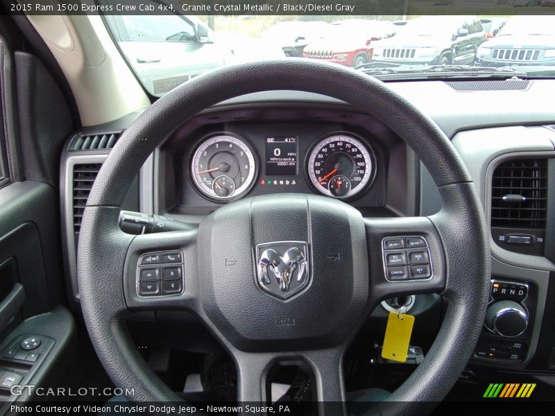 Granite Crystal Metallic / Black/Diesel Gray 2015 Ram 1500 Express Crew Cab 4x4