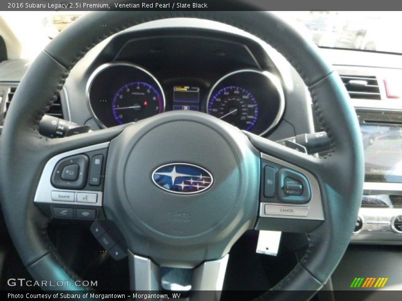 Venetian Red Pearl / Slate Black 2016 Subaru Legacy 2.5i Premium