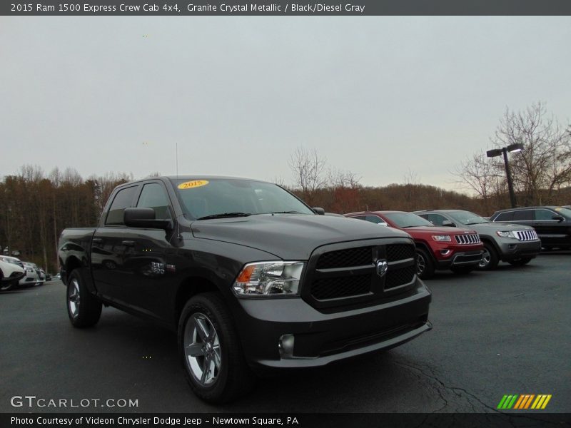 Granite Crystal Metallic / Black/Diesel Gray 2015 Ram 1500 Express Crew Cab 4x4