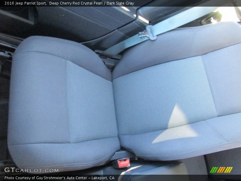 Deep Cherry Red Crystal Pearl / Dark Slate Gray 2016 Jeep Patriot Sport