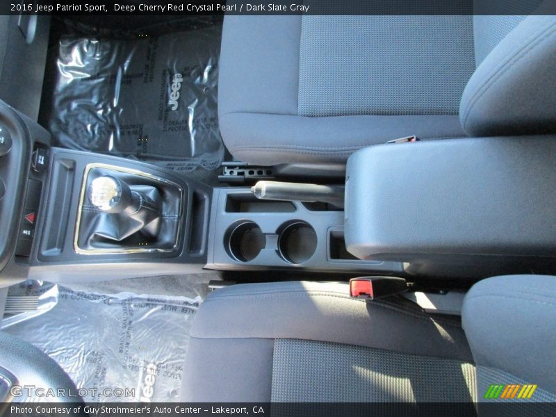 Deep Cherry Red Crystal Pearl / Dark Slate Gray 2016 Jeep Patriot Sport