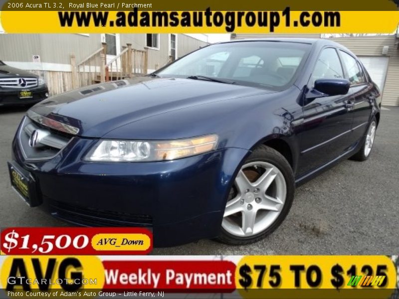 Royal Blue Pearl / Parchment 2006 Acura TL 3.2