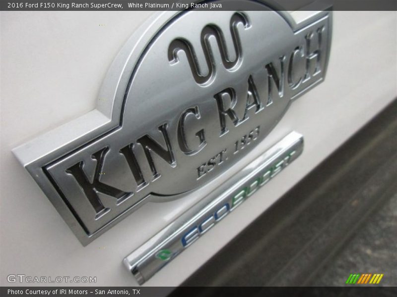 White Platinum / King Ranch Java 2016 Ford F150 King Ranch SuperCrew