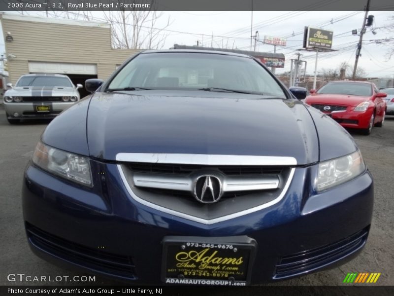 Royal Blue Pearl / Parchment 2006 Acura TL 3.2
