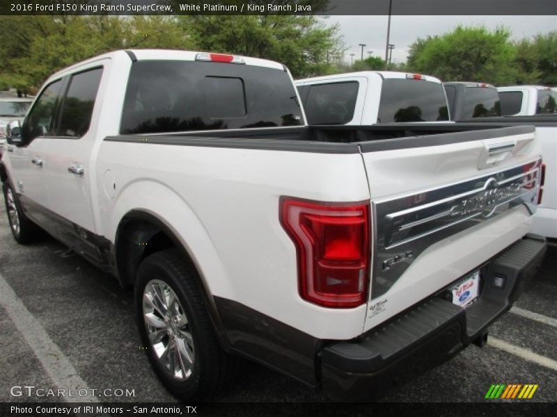 White Platinum / King Ranch Java 2016 Ford F150 King Ranch SuperCrew