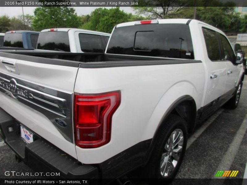 White Platinum / King Ranch Java 2016 Ford F150 King Ranch SuperCrew