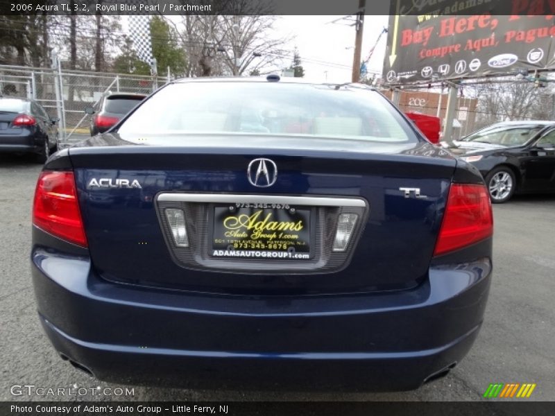 Royal Blue Pearl / Parchment 2006 Acura TL 3.2