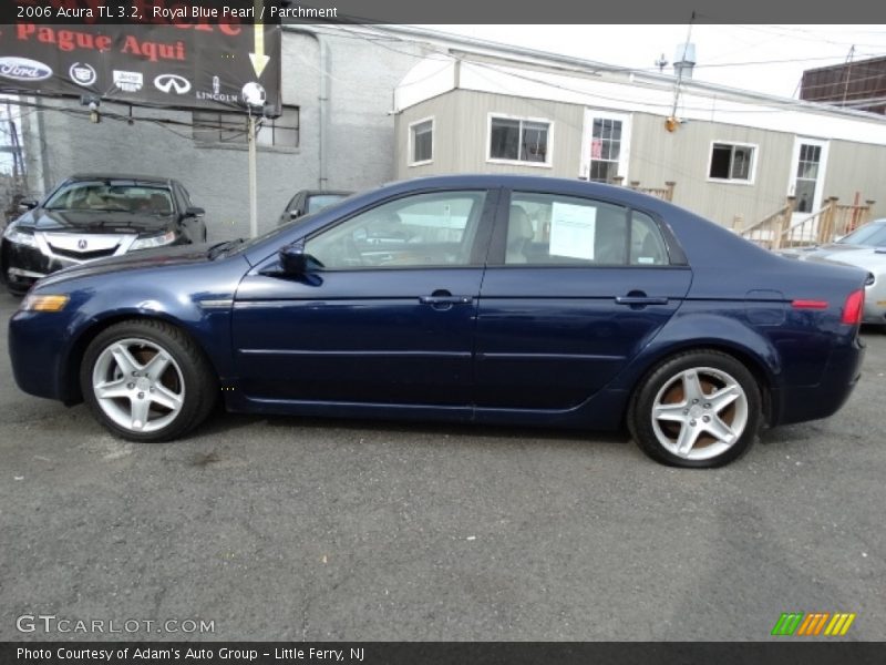 Royal Blue Pearl / Parchment 2006 Acura TL 3.2