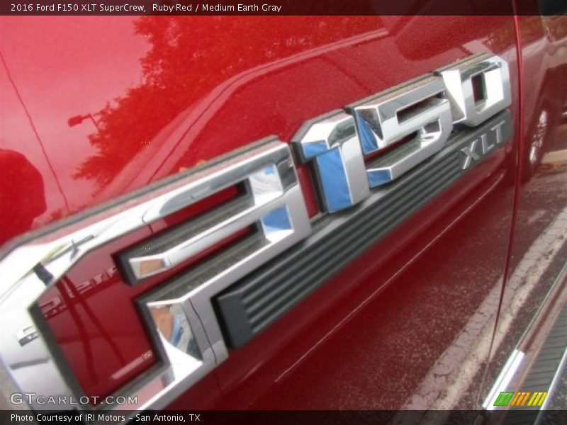 Ruby Red / Medium Earth Gray 2016 Ford F150 XLT SuperCrew