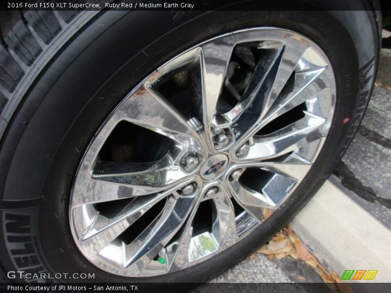 Ruby Red / Medium Earth Gray 2016 Ford F150 XLT SuperCrew