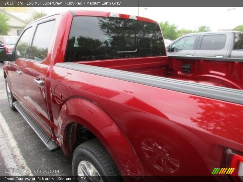 Ruby Red / Medium Earth Gray 2016 Ford F150 XLT SuperCrew
