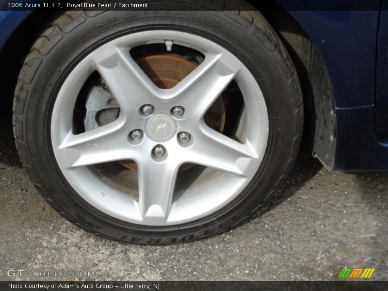 Royal Blue Pearl / Parchment 2006 Acura TL 3.2