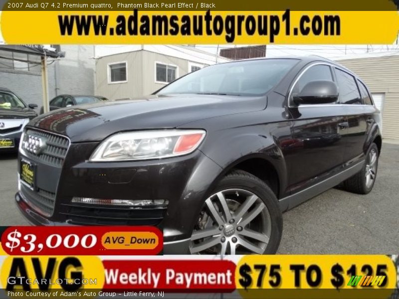 Phantom Black Pearl Effect / Black 2007 Audi Q7 4.2 Premium quattro