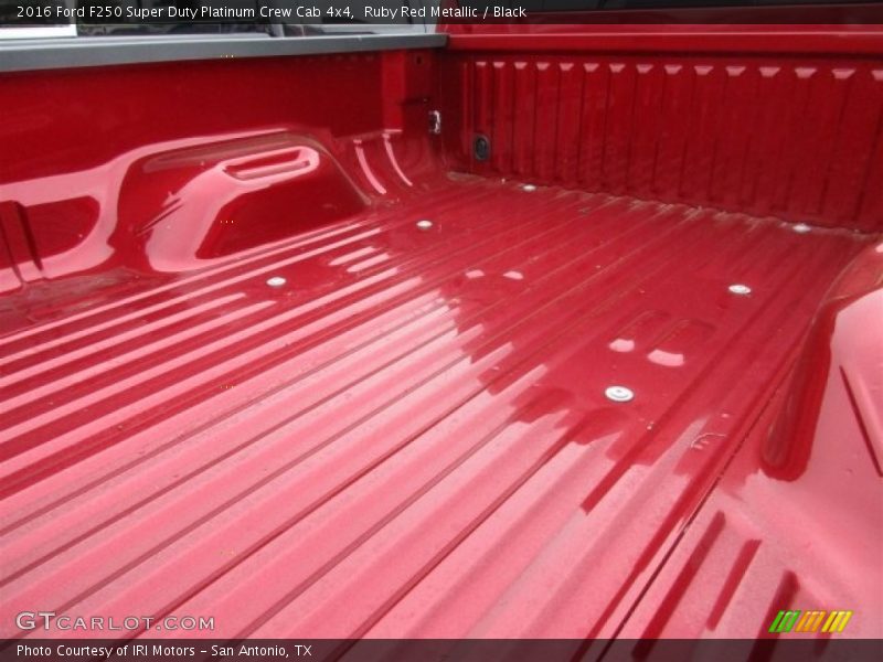 Ruby Red Metallic / Black 2016 Ford F250 Super Duty Platinum Crew Cab 4x4