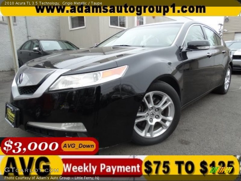 Grigio Metallic / Taupe 2010 Acura TL 3.5 Technology
